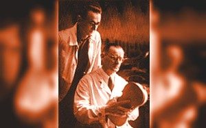 Grandfather Albin Otto Gläsel and father Otto Gläsel